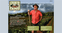 Desktop Screenshot of pasturesofplentyfarm.com
