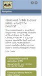 Mobile Screenshot of pasturesofplentyfarm.com